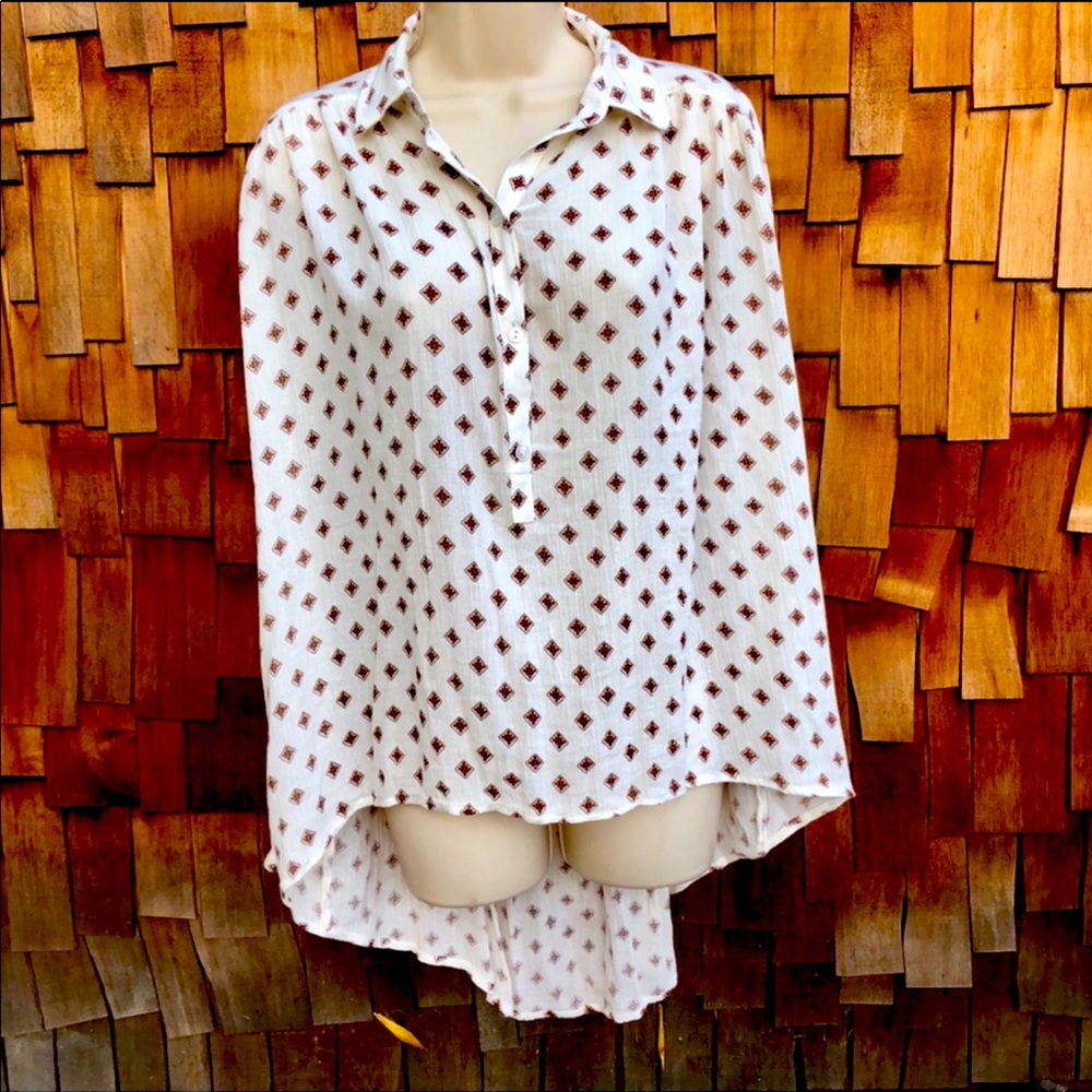 Wild Pearl oversized blouse in IVORY